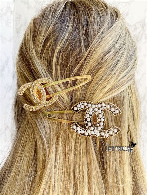 designer inspired hair clips.